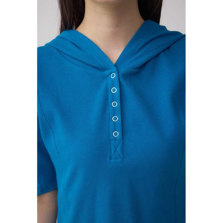 ヘンリーネックフーディーリブトップス | AZUL BY MOUSSY | 詳細画像28 