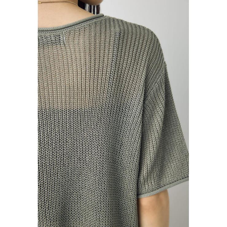 畔編み半袖ニットトップス | AZUL BY MOUSSY | 詳細画像37 
