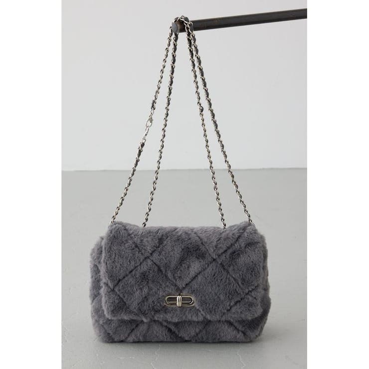 C.GRY | キルティングデザインフラップファーバッグ | AZUL BY MOUSSY