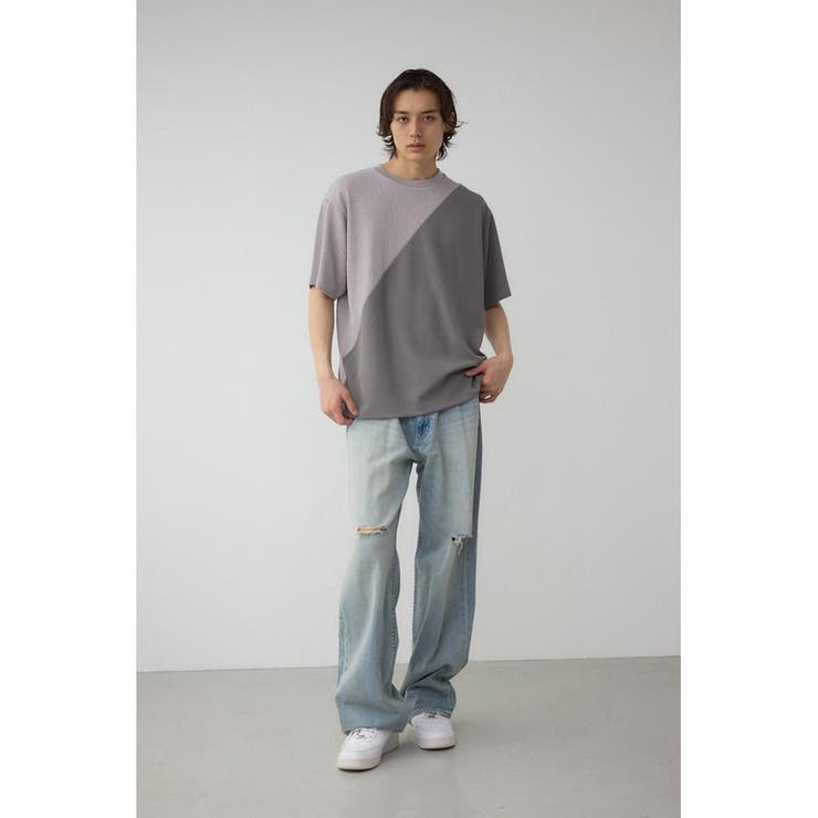 異素材スウィッチングラフィックTEE | AZUL BY MOUSSY | 詳細画像26 