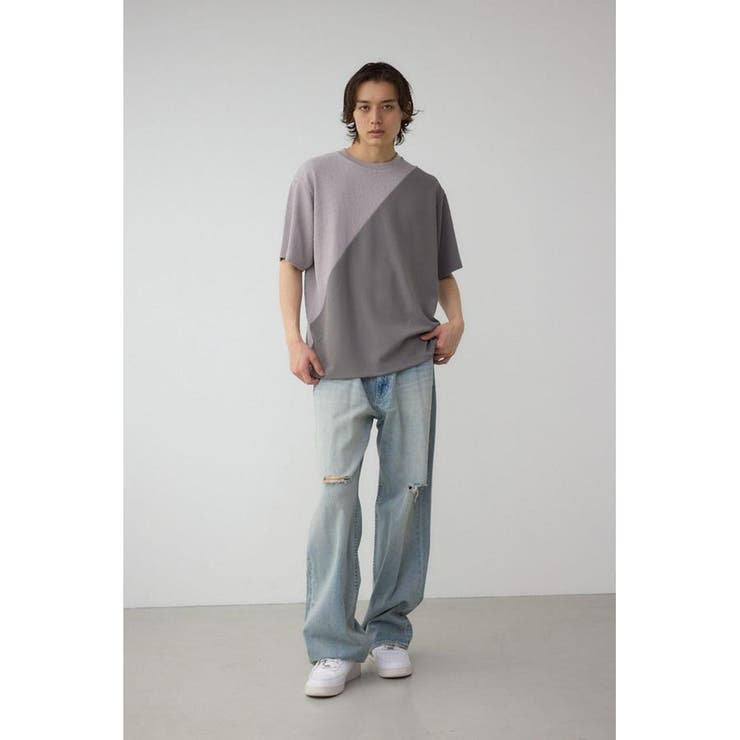 異素材スウィッチングラフィックTEE | AZUL BY MOUSSY | 詳細画像26 