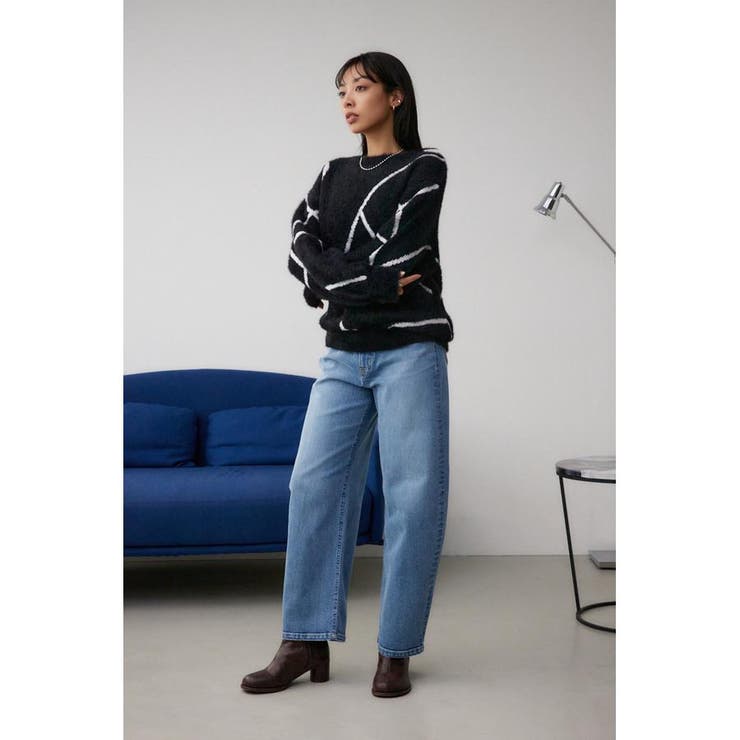 ニュアンスライン柄ニット | AZUL BY MOUSSY | 詳細画像14 