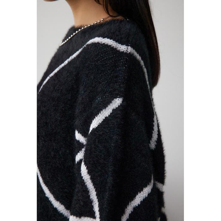 ニュアンスライン柄ニット | AZUL BY MOUSSY | 詳細画像19 