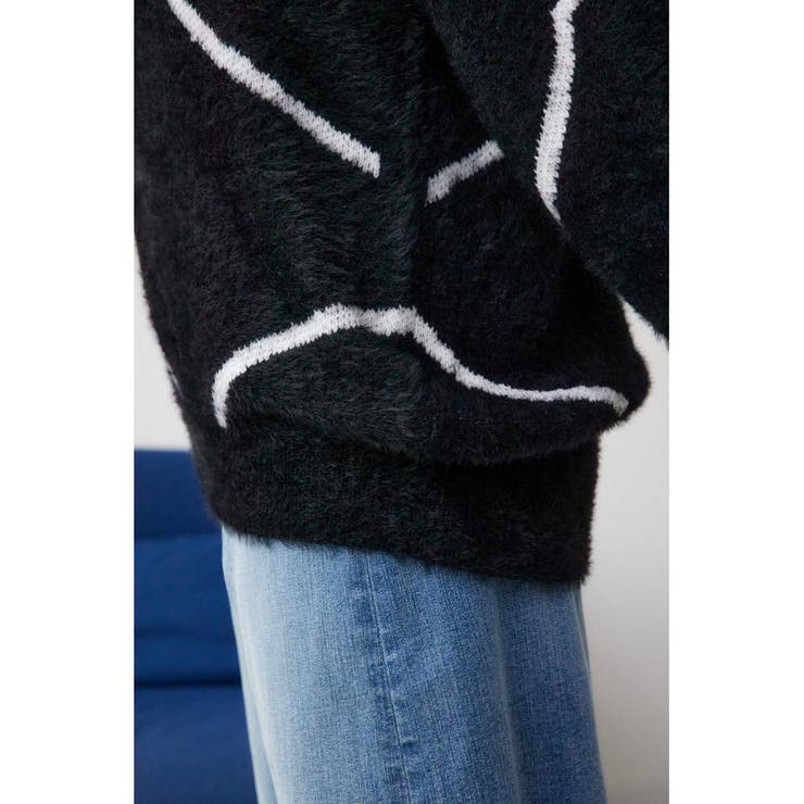 ニュアンスライン柄ニット | AZUL BY MOUSSY | 詳細画像22 