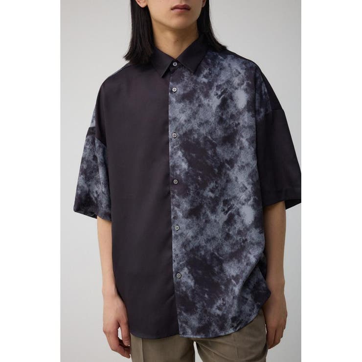 柄PUR5 | ジョーゼットジェネラルシャツ | AZUL BY MOUSSY