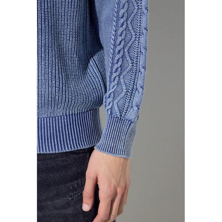 ヴィンテージウォッシュニットトップス | AZUL BY MOUSSY | 詳細画像21 