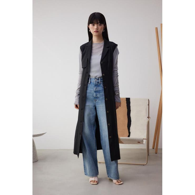 リネンライクジレワンピース | AZUL BY MOUSSY | 詳細画像5 