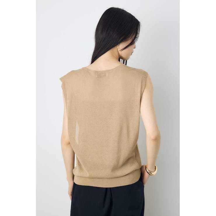 2点セットノースリーブニット(パット付き) | AZUL BY MOUSSY | 詳細画像18 