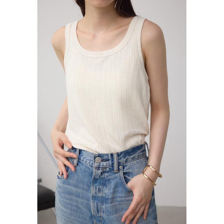 IVOY3 | 2WAYリブタンクトップ | AZUL BY MOUSSY