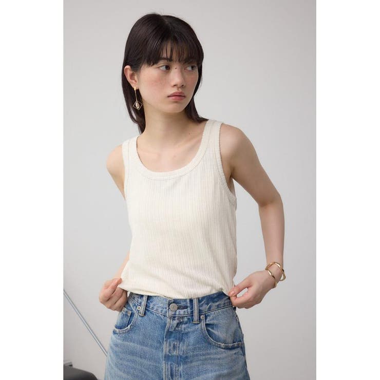 2WAYリブタンクトップ | AZUL BY MOUSSY | 詳細画像3 