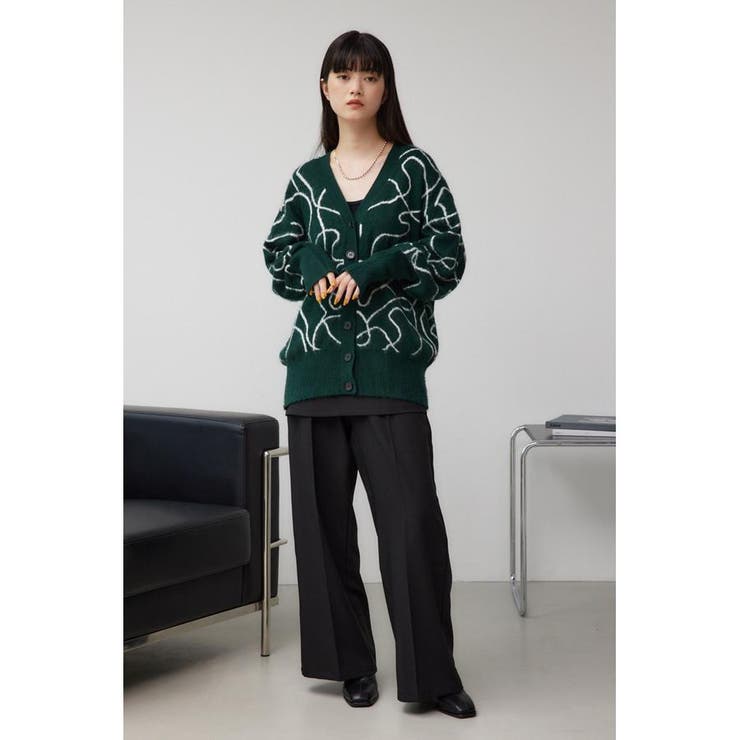 ライン柄ニットカーディガン | AZUL BY MOUSSY | 詳細画像16 