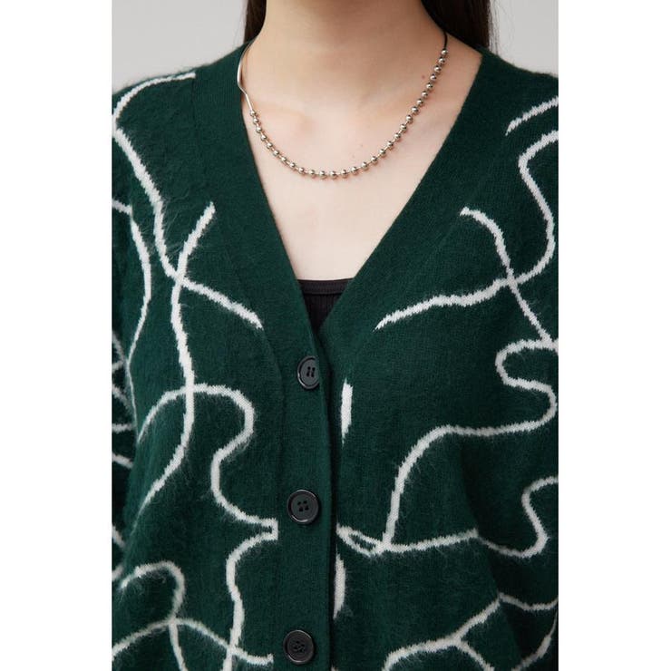 ライン柄ニットカーディガン | AZUL BY MOUSSY | 詳細画像20 