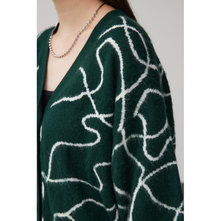 ライン柄ニットカーディガン | AZUL BY MOUSSY | 詳細画像21 