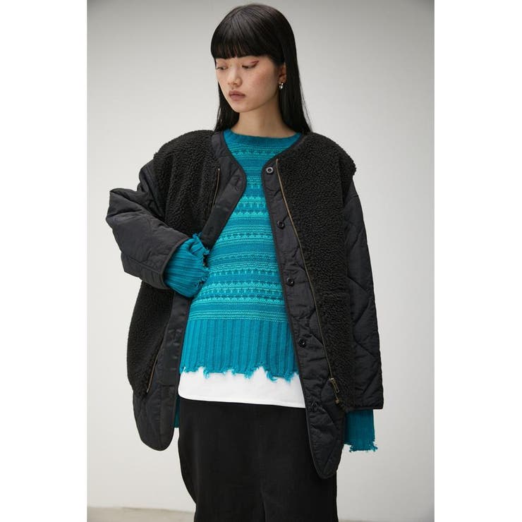 BOA-VT LAYERED QUILTING BZ[品番：AZLW0020106]｜AZUL BY MOUSSY 