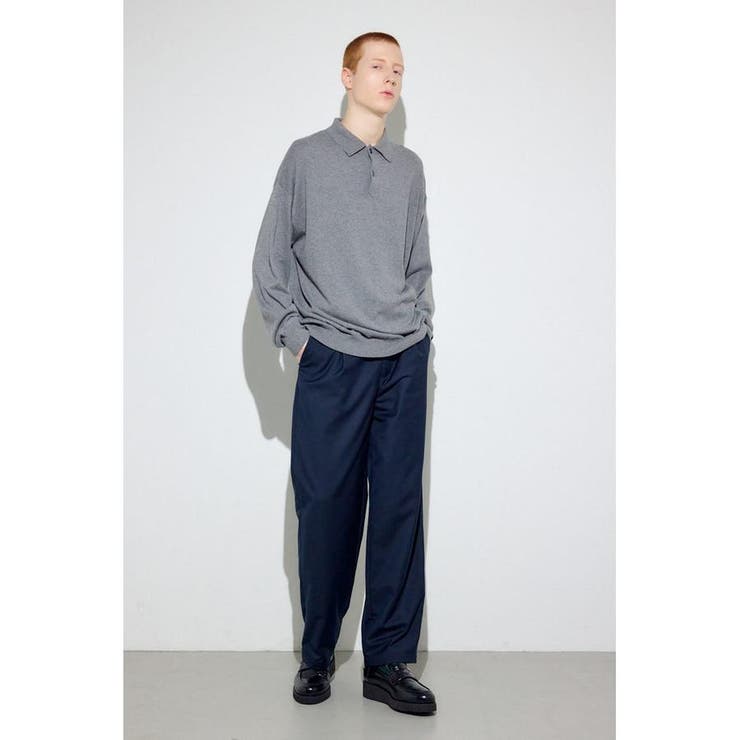 カシミヤミックスポロカラーニットトップス | AZUL BY MOUSSY | 詳細画像29 