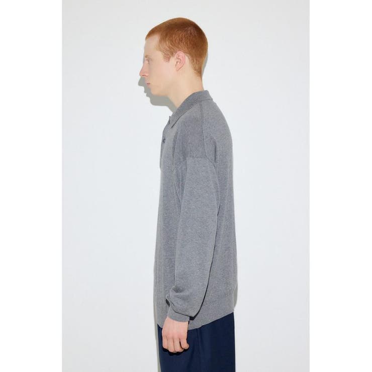 カシミヤミックスポロカラーニットトップス | AZUL BY MOUSSY | 詳細画像31 