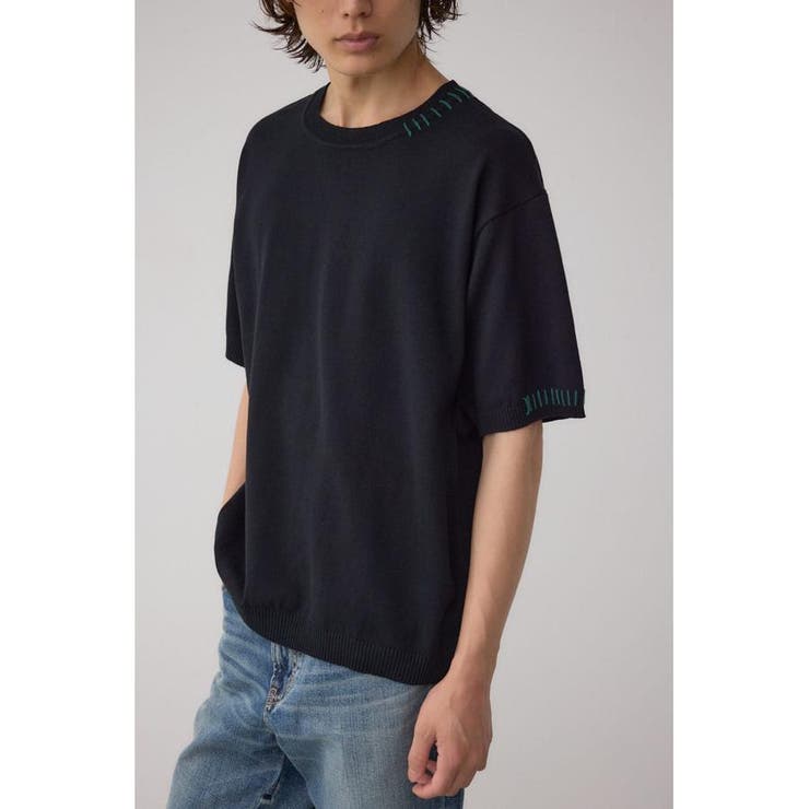 カラーハンドステッチニット | AZUL BY MOUSSY | 詳細画像11 