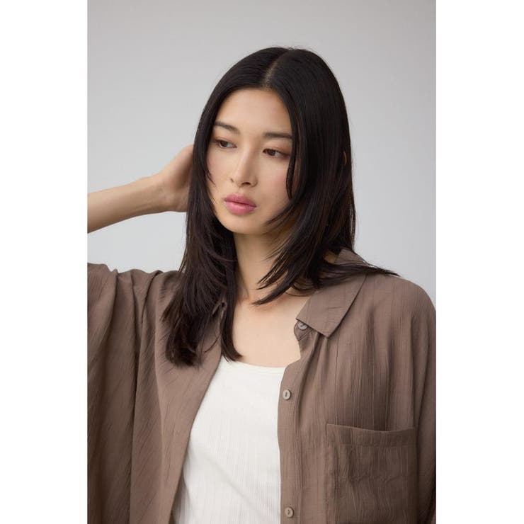 C/T冷感 裾ドロストドルマンルーズシャツ | AZUL BY MOUSSY | 詳細画像28 