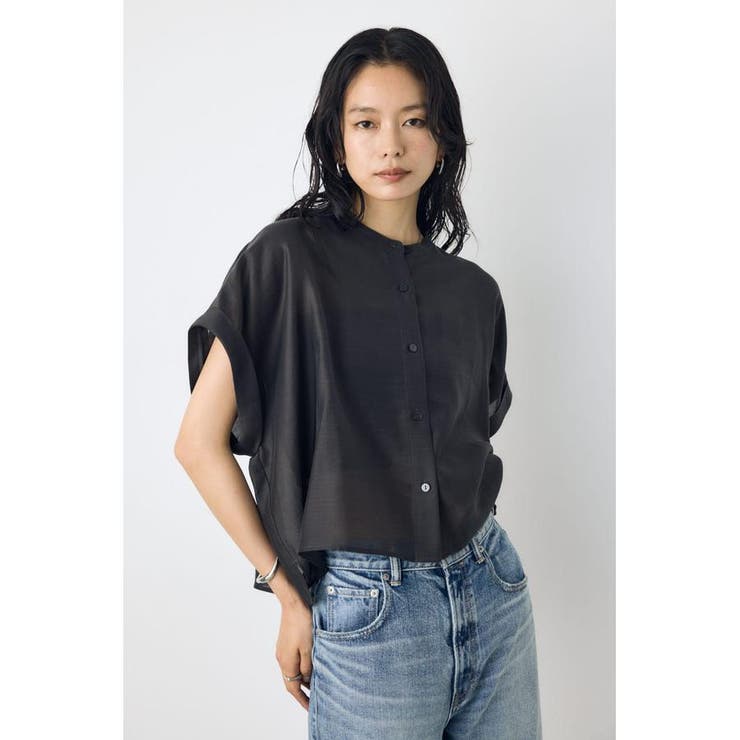 ハーフスリーブドルマンシャツ | AZUL BY MOUSSY | 詳細画像24 