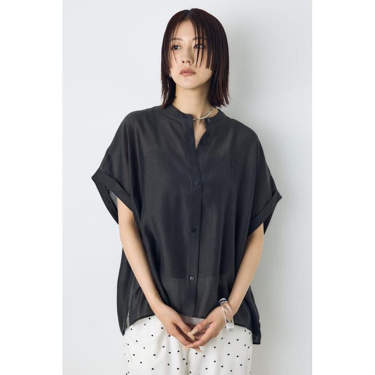 ハーフスリーブドルマンシャツ | AZUL BY MOUSSY | 詳細画像14 