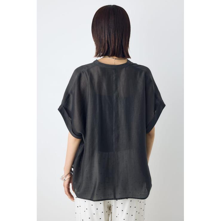 ハーフスリーブドルマンシャツ | AZUL BY MOUSSY | 詳細画像18 