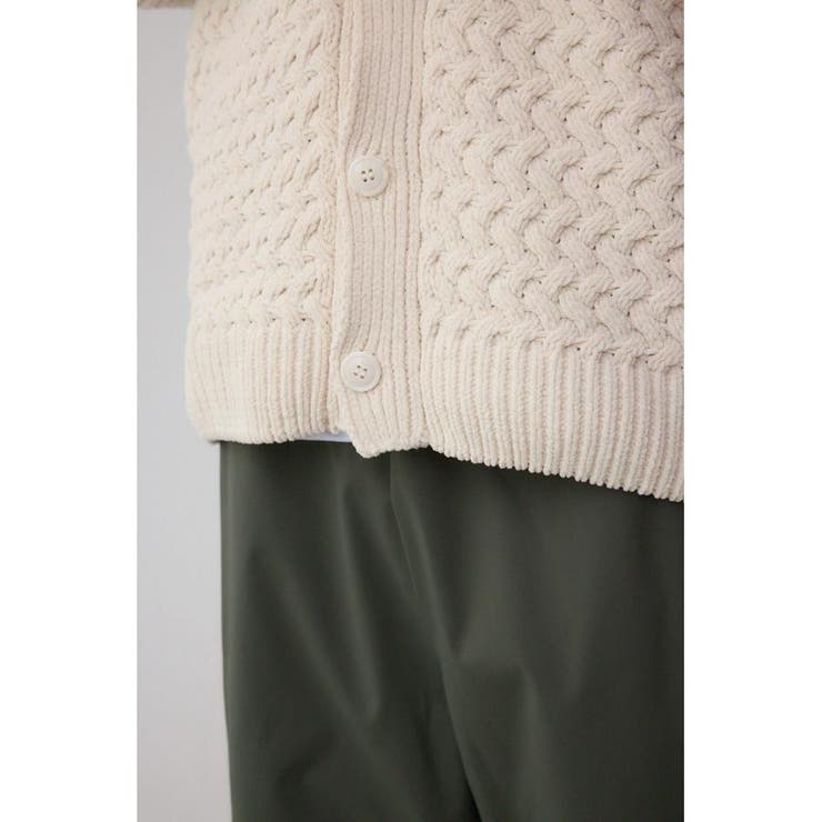 バスケット編みマットモールカーディガン | AZUL BY MOUSSY | 詳細画像11 