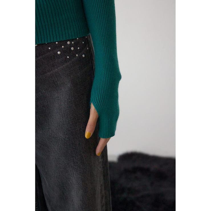 サムホールリブニットトップス | AZUL BY MOUSSY | 詳細画像31 