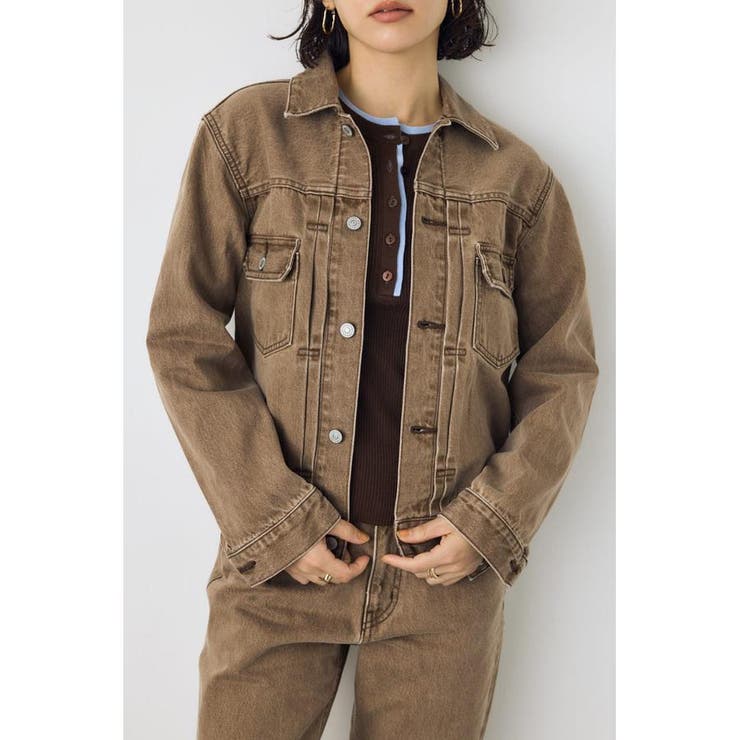 AZUL DENIM タイトフィットデニムジャケット | AZUL BY MOUSSY | 詳細画像2 