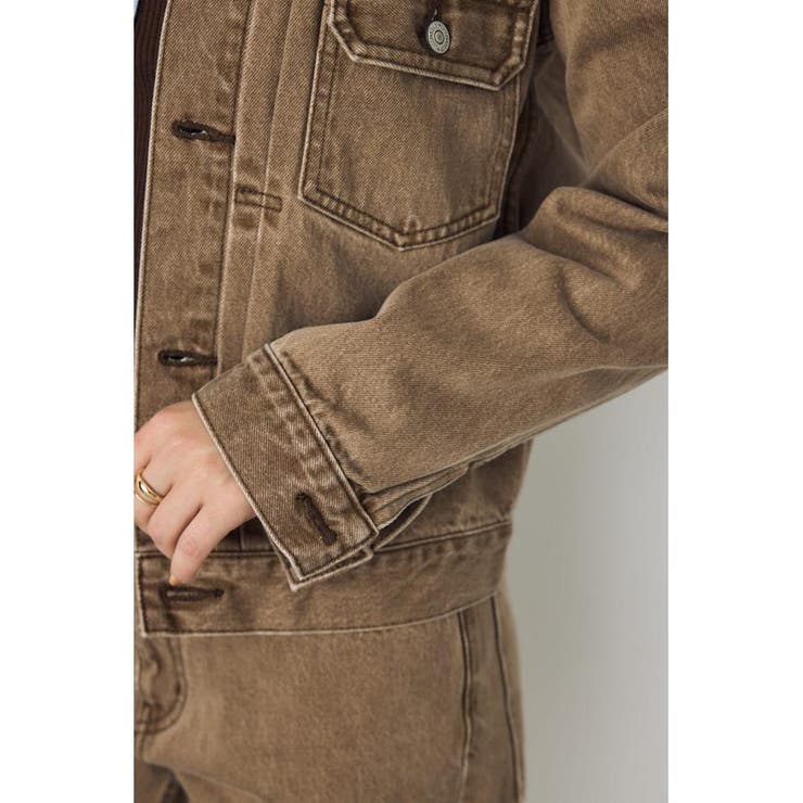 AZUL DENIM タイトフィットデニムジャケット | AZUL BY MOUSSY | 詳細画像10 