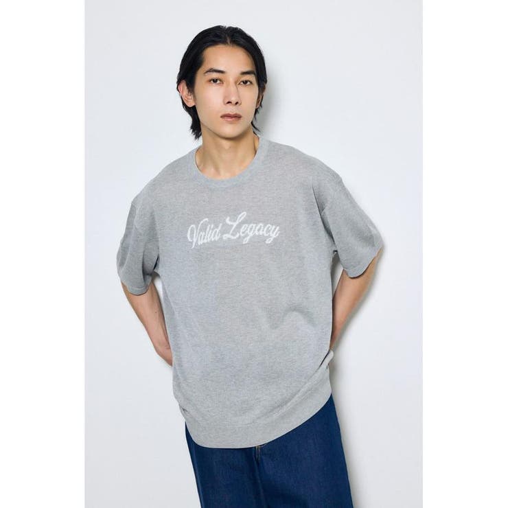 フロントロゴ半袖サマーニット | AZUL BY MOUSSY | 詳細画像23 
