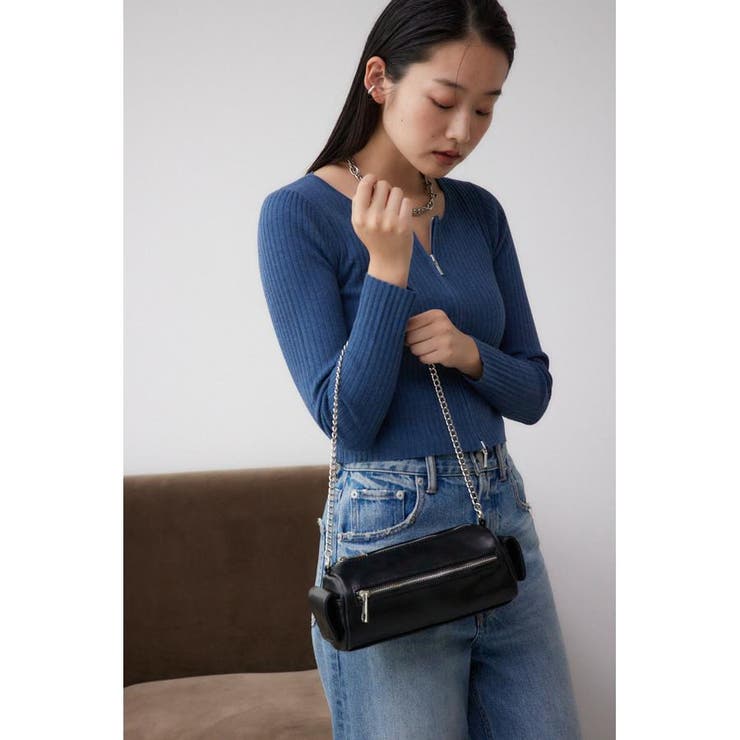 サイドポケットワイドシェイプバッグ | AZUL BY MOUSSY | 詳細画像1 