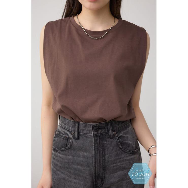 BRN | C/Tベーシッククルーネックタンク | AZUL BY MOUSSY
