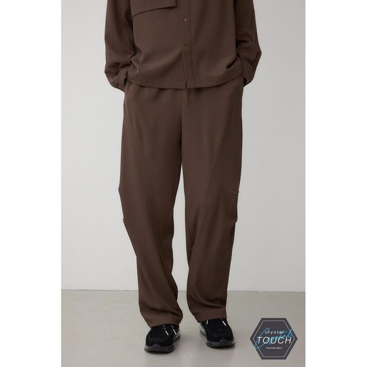 BRN | C/Tトロミニータックパンツ | AZUL BY MOUSSY