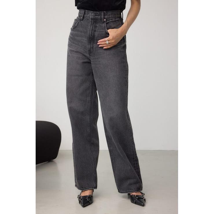 AZUL DENIM ハイウエストワイドロング丈 | AZUL BY MOUSSY | 詳細画像2 