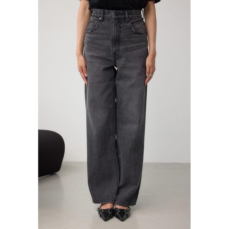 AZUL DENIM ハイウエストワイドロング丈 | AZUL BY MOUSSY | 詳細画像5 