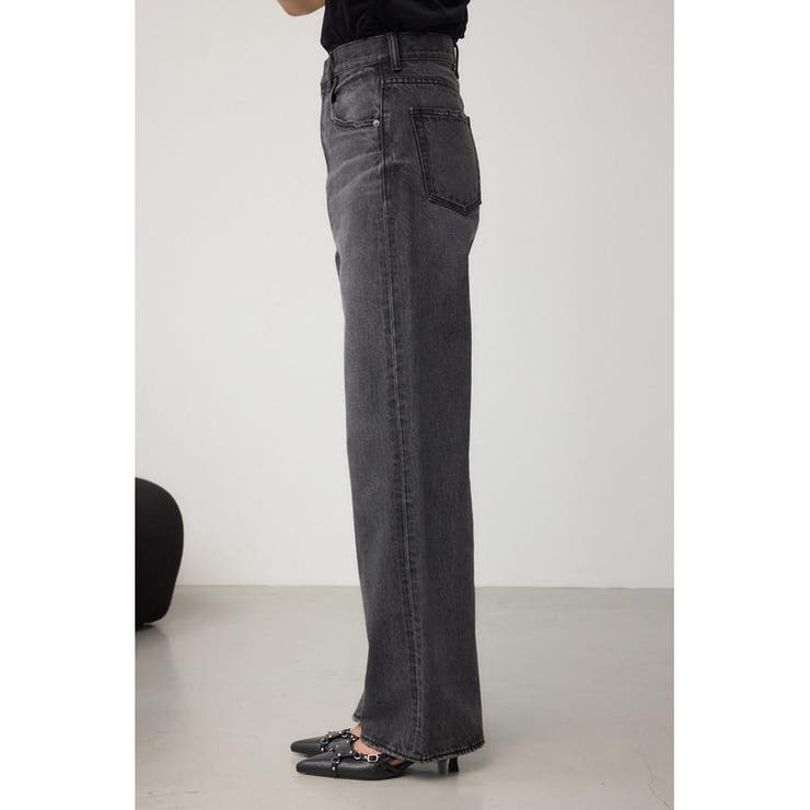 AZUL DENIM ハイウエストワイドロング丈 | AZUL BY MOUSSY | 詳細画像6 