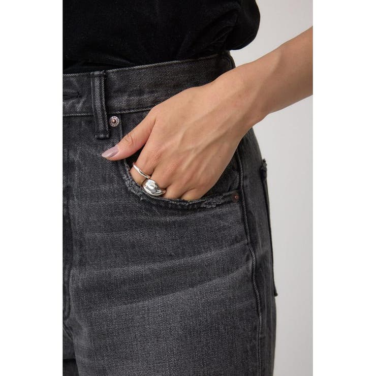 AZUL DENIM ハイウエストワイドロング丈 | AZUL BY MOUSSY | 詳細画像9 