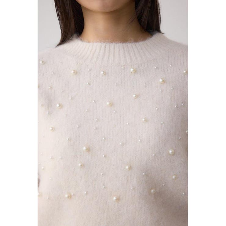 パールビジューニットトップス | AZUL BY MOUSSY | 詳細画像7 