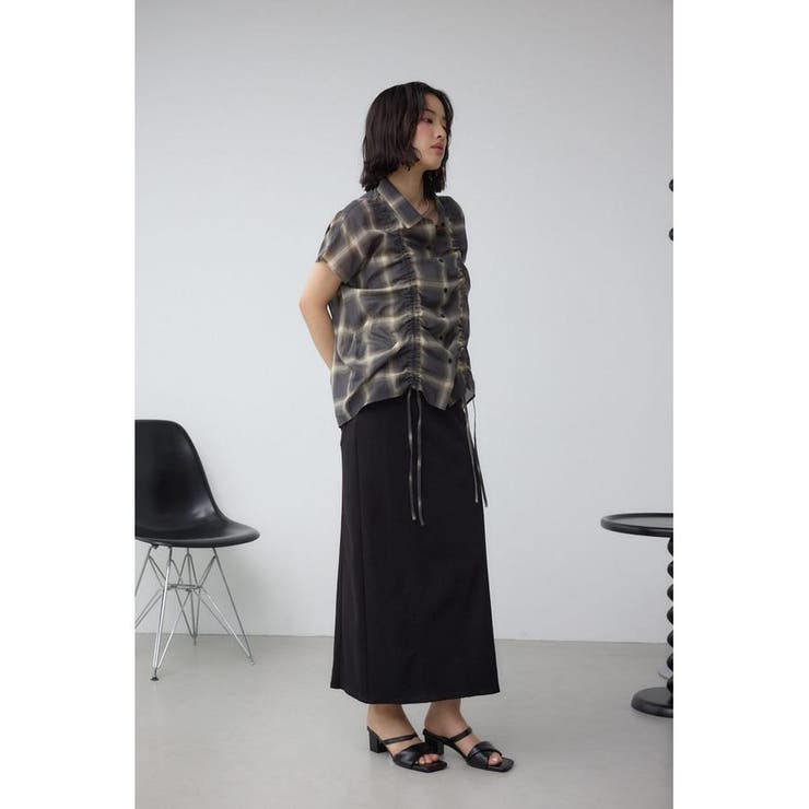 C/T冷感 スーパーストレッチ美タイトスカート | AZUL BY MOUSSY | 詳細画像4 