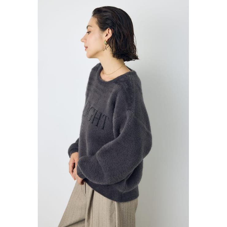 シャギーアソートロゴニット | AZUL BY MOUSSY | 詳細画像36 
