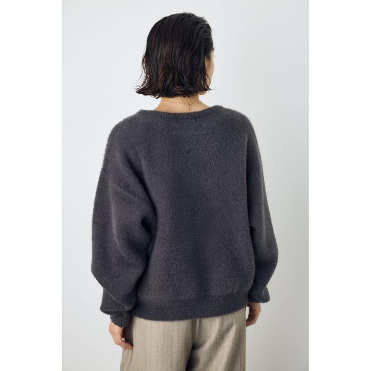 シャギーアソートロゴニット | AZUL BY MOUSSY | 詳細画像37 