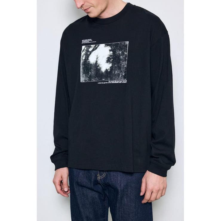 BLK | FOREST グラフィック長袖Tシャツ | AZUL BY MOUSSY