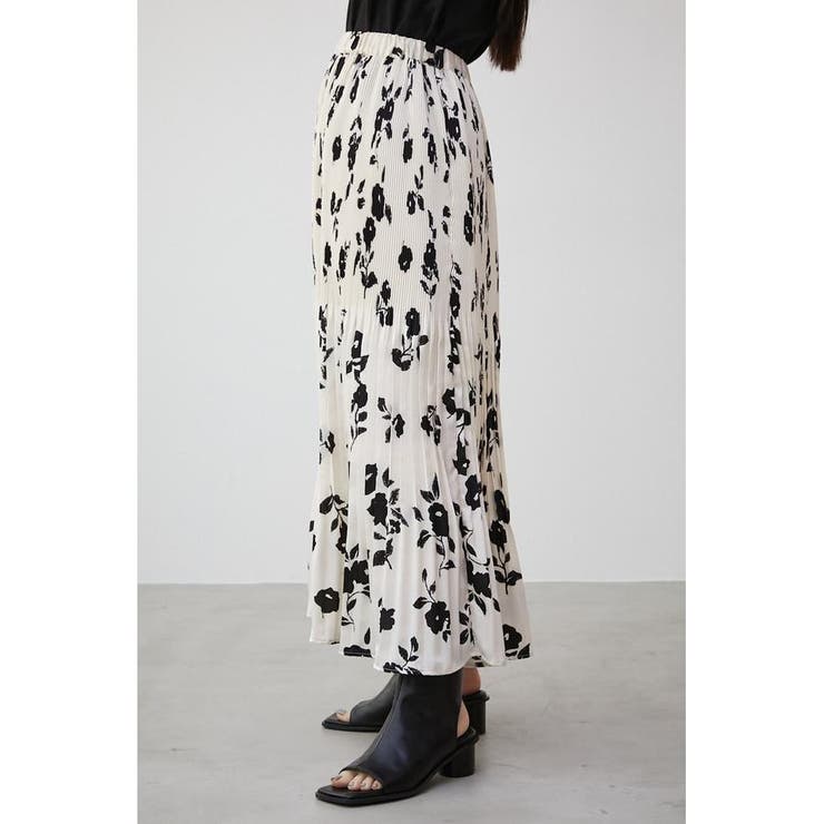 FLOWER PLEATS LONG SKIRT[品番：AZLW0020719]｜AZUL BY MOUSSY