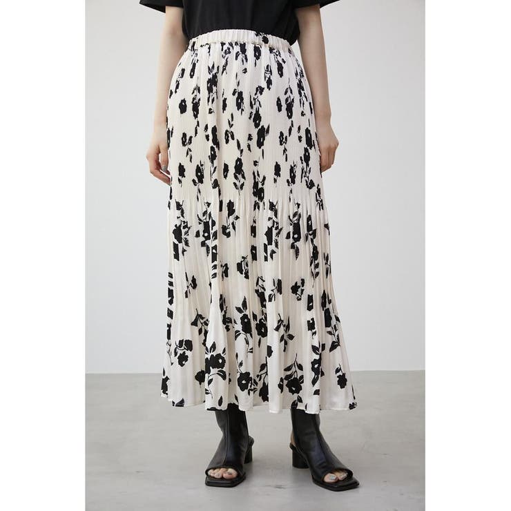 FLOWER PLEATS LONG SKIRT[品番：AZLW0020719]｜AZUL BY MOUSSY