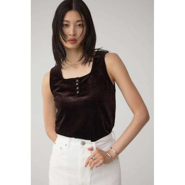 ベロアタンクトップ | AZUL BY MOUSSY | 詳細画像14 