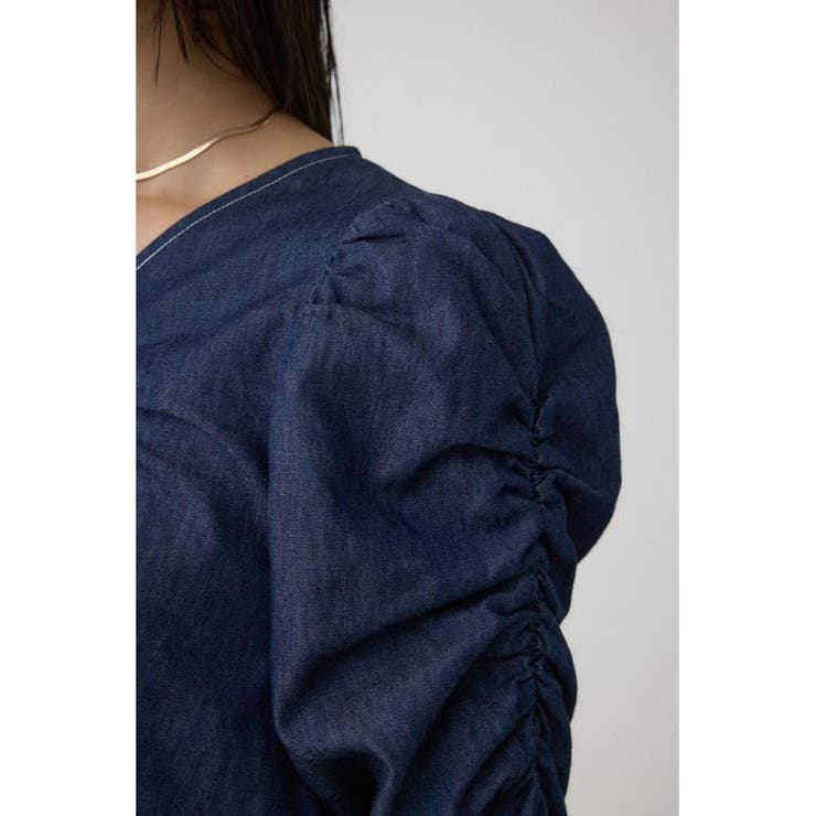 フロントギャザースリーブブラウス | AZUL BY MOUSSY | 詳細画像19 