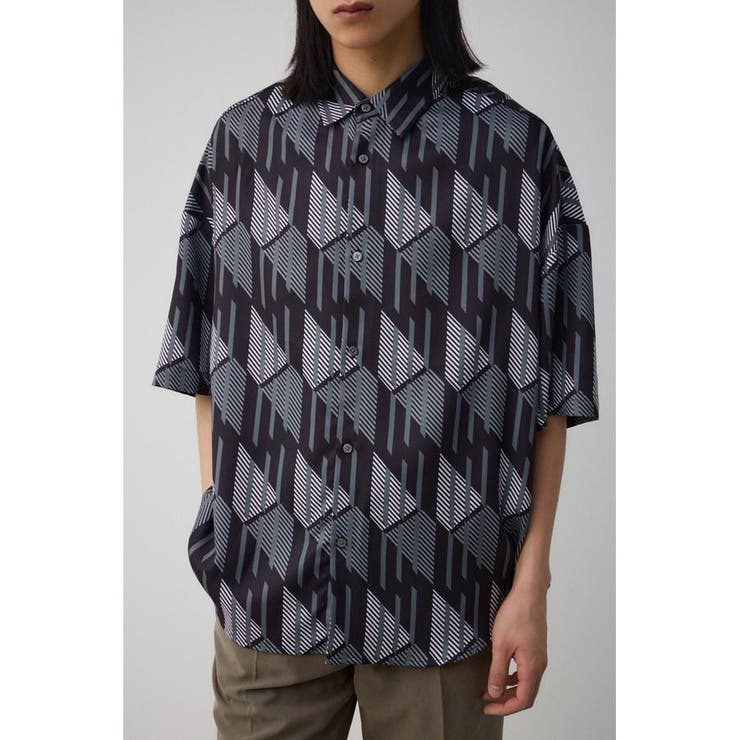 柄BLK5 | ジョーゼットジェネラルシャツ | AZUL BY MOUSSY