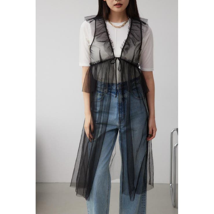 BLK | デザインチュールビスチェ | AZUL BY MOUSSY