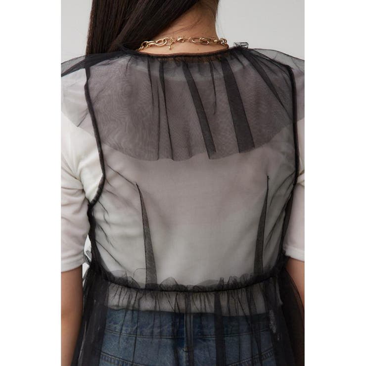 デザインチュールビスチェ | AZUL BY MOUSSY | 詳細画像8 