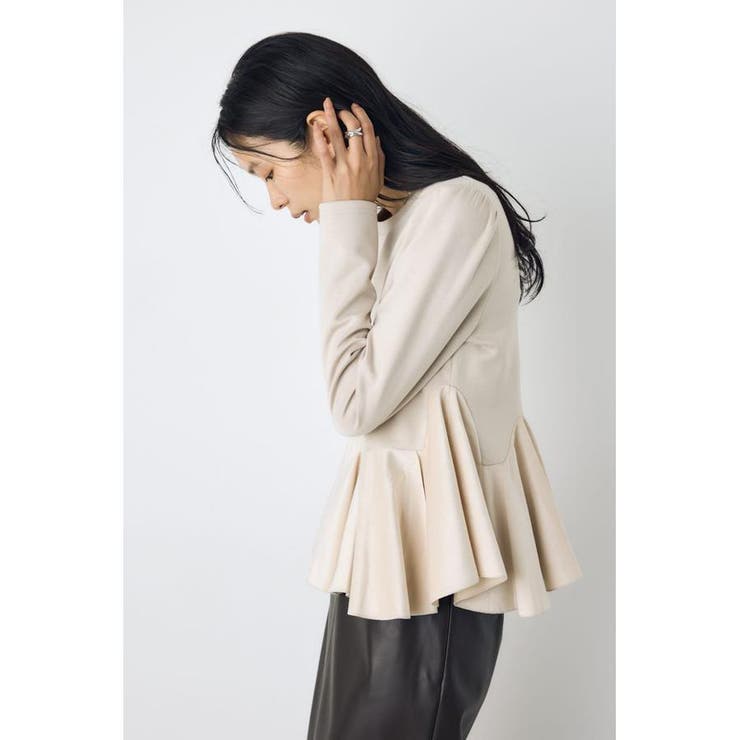 ベロアフリルヘムカットトップス | AZUL BY MOUSSY | 詳細画像9 